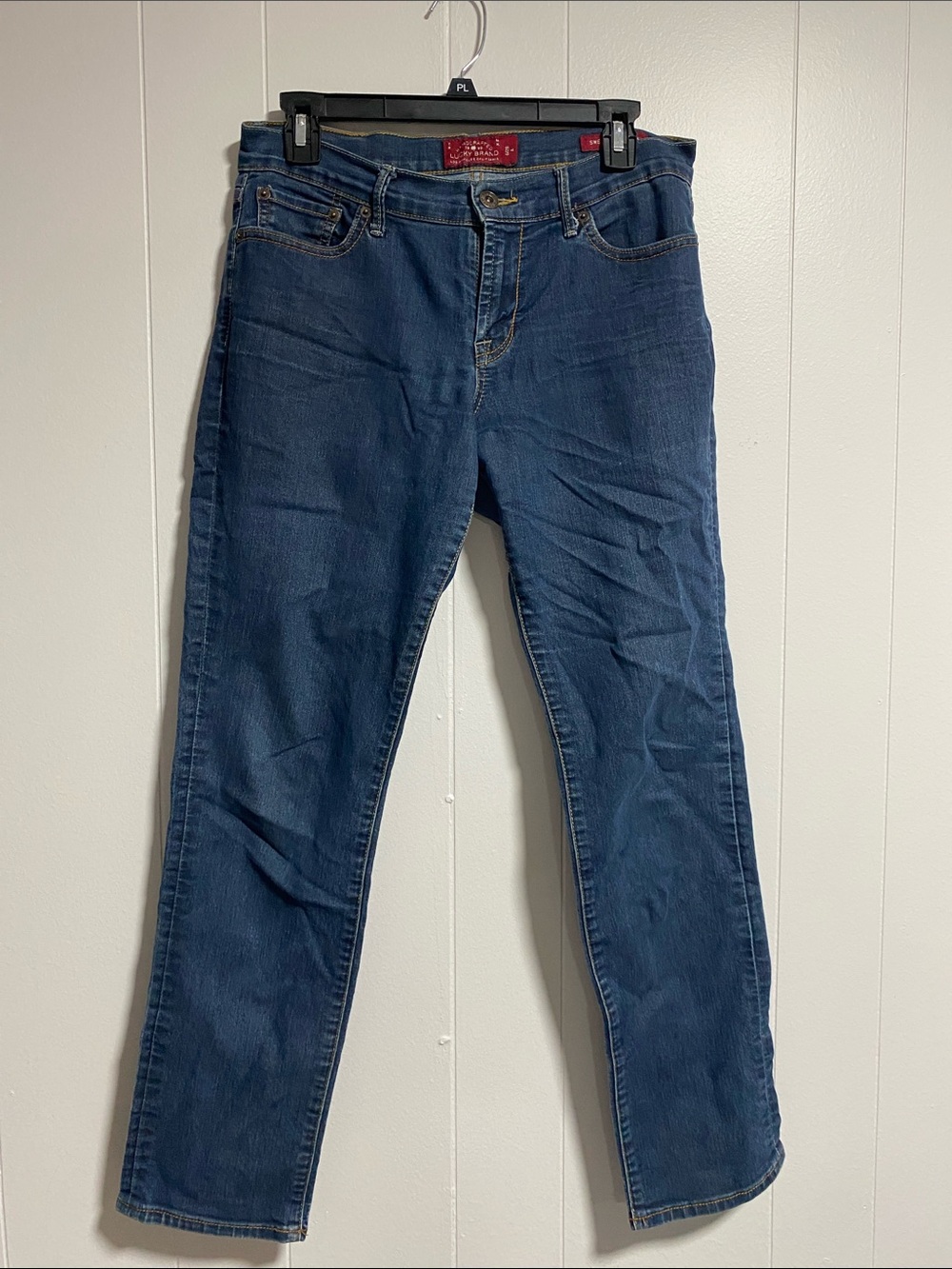 Lucky Brand Women's Straight Leg Dark Blue Jeans